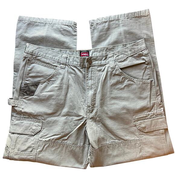 Wrangler Workwear Ripstop Ranger Cargo Work Pant men’s 38x32 WMWR1BR - Picture 4 of 9